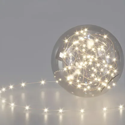 6-Light Modern Sleek Globe Island Chandelier Image - 11