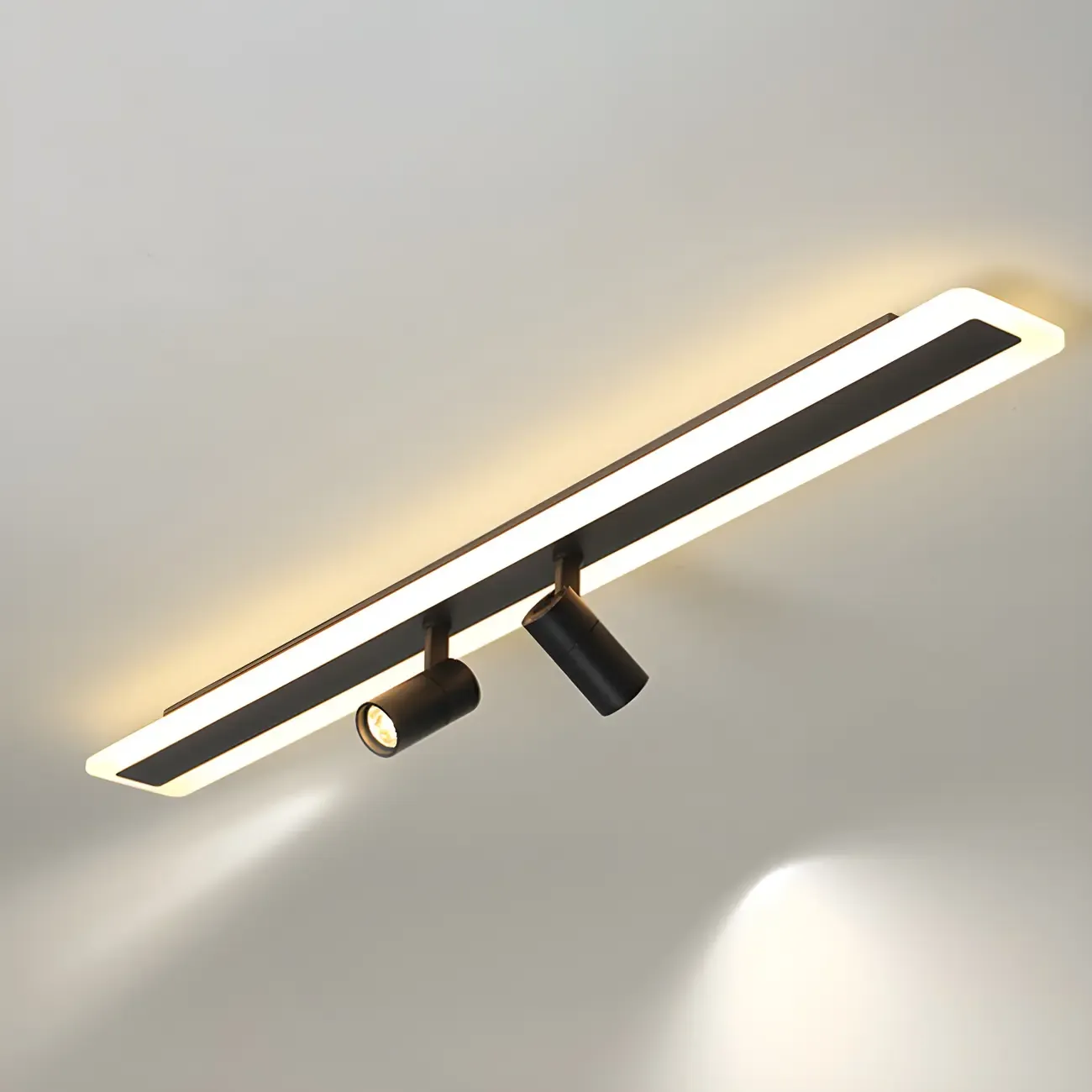 Modern LED Semi Flush Ceiling Light for Clothing Store Image - 7