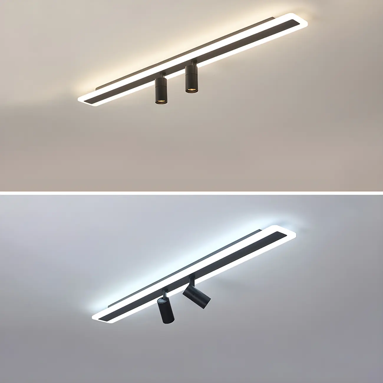Modern LED Semi Flush Ceiling Light for Clothing Store Image - 10 | homeyfad