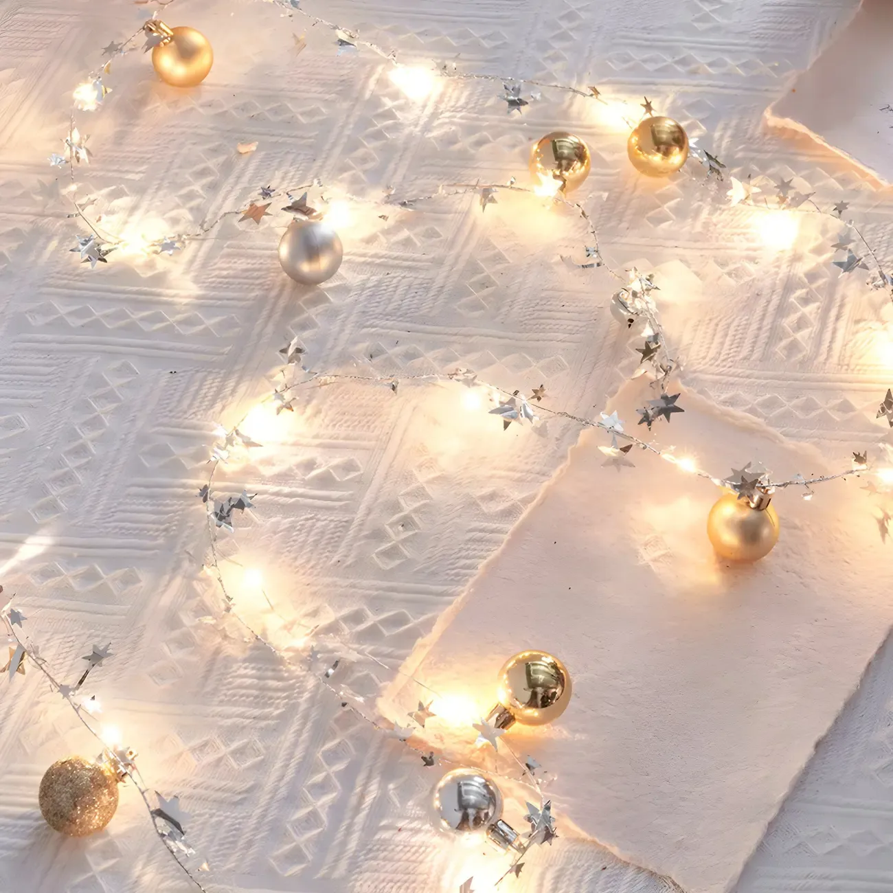 Festive Garland 20-Light LED String Light Image - 7