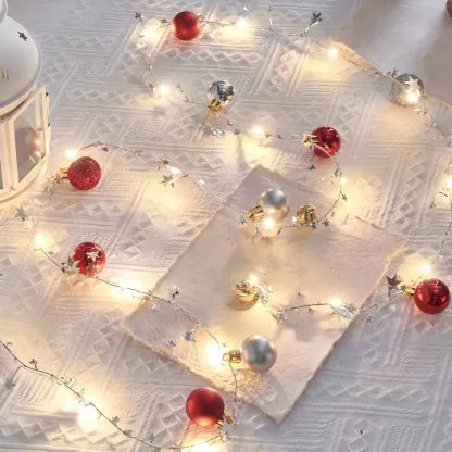 Festive Garland 20-Light LED String Light Image - 11