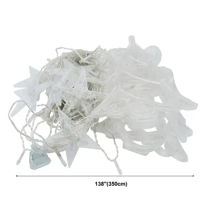 Simple Plastic Christmas Pattern String Light Image - 12