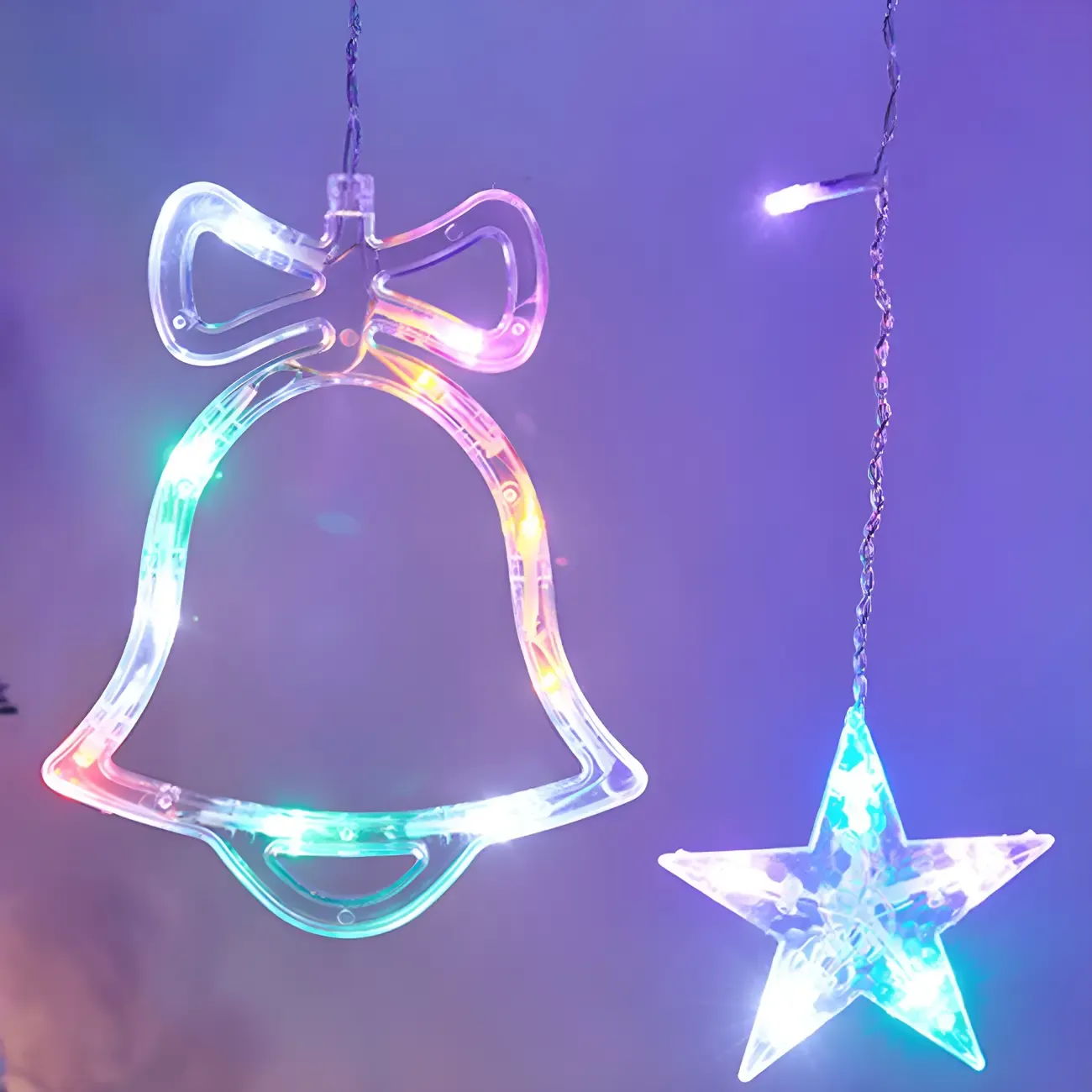 Simple Plastic Christmas Pattern String Light Image - 8
