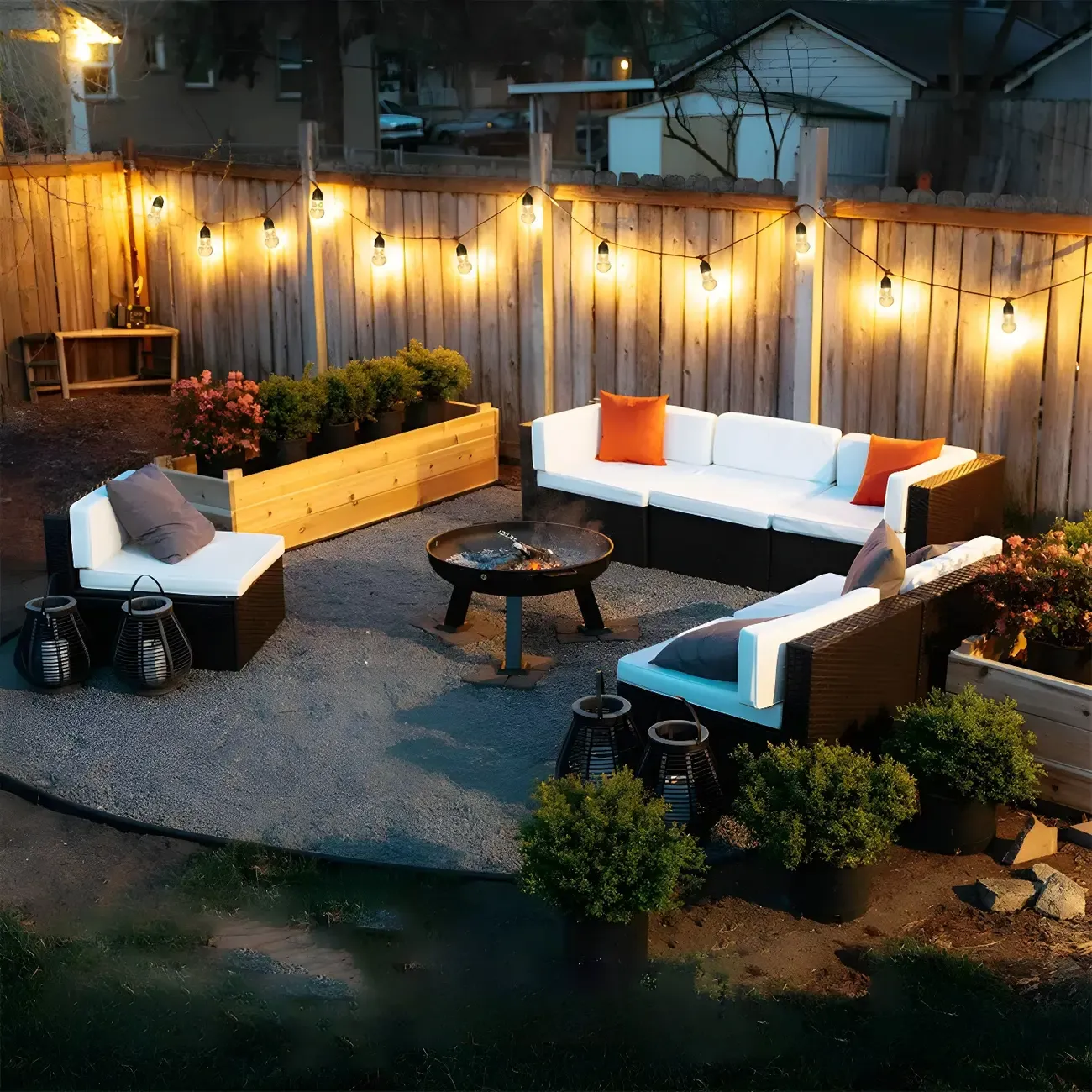 Solar Colorful Outdoor Waterproof LED Bulb String Light Image - 4