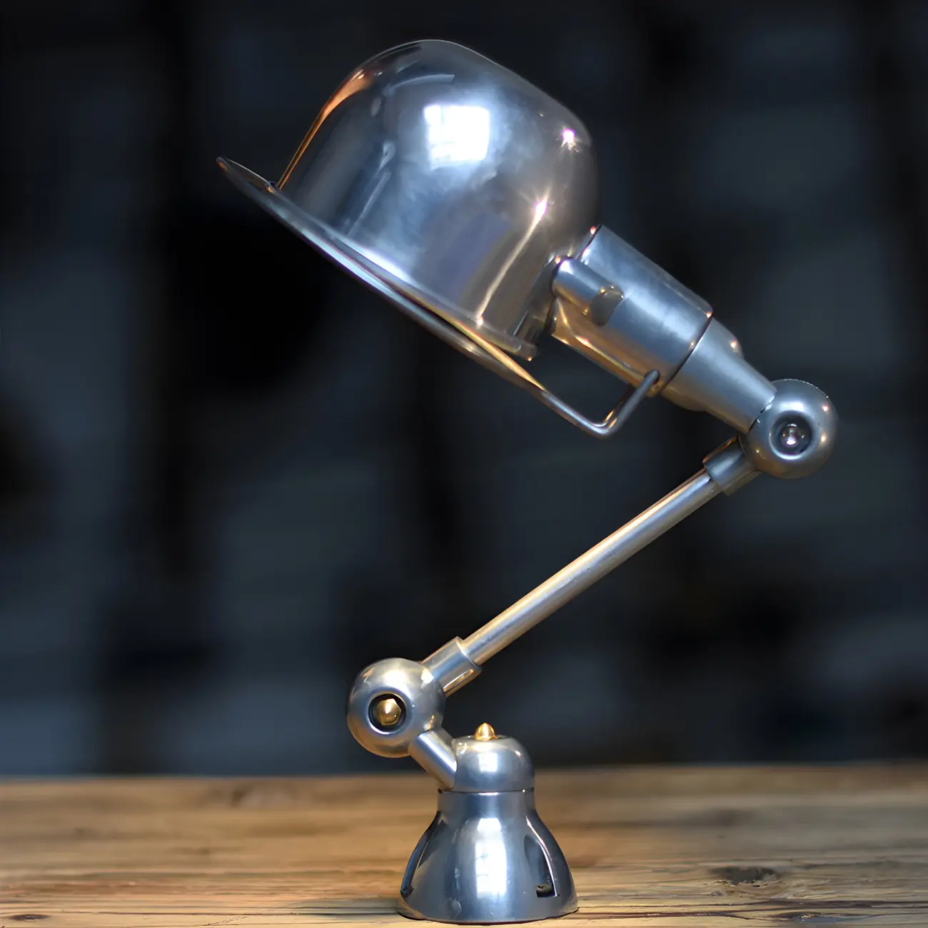 Industrial Metal Silver Glossy Mini Swing Arm Wall Light Image - 2 | homeyfad