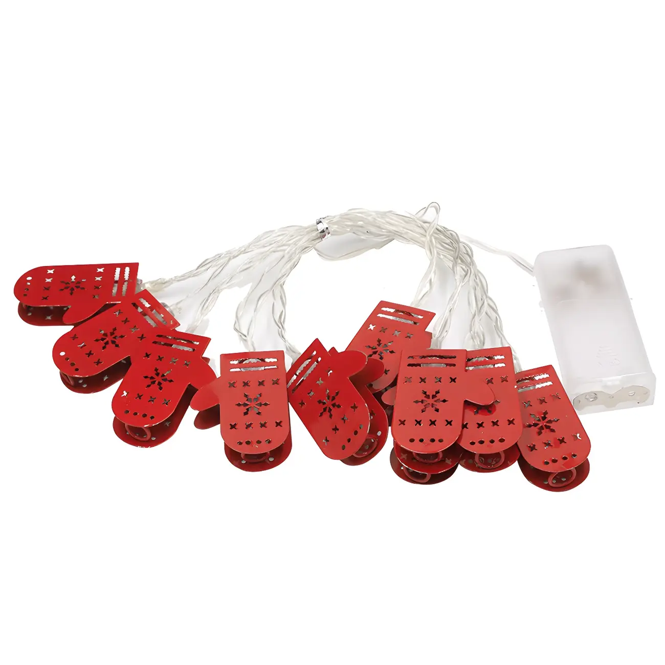 Festive Metal Decorative Christmas-Theme String Light Image - 13 | homeyfad