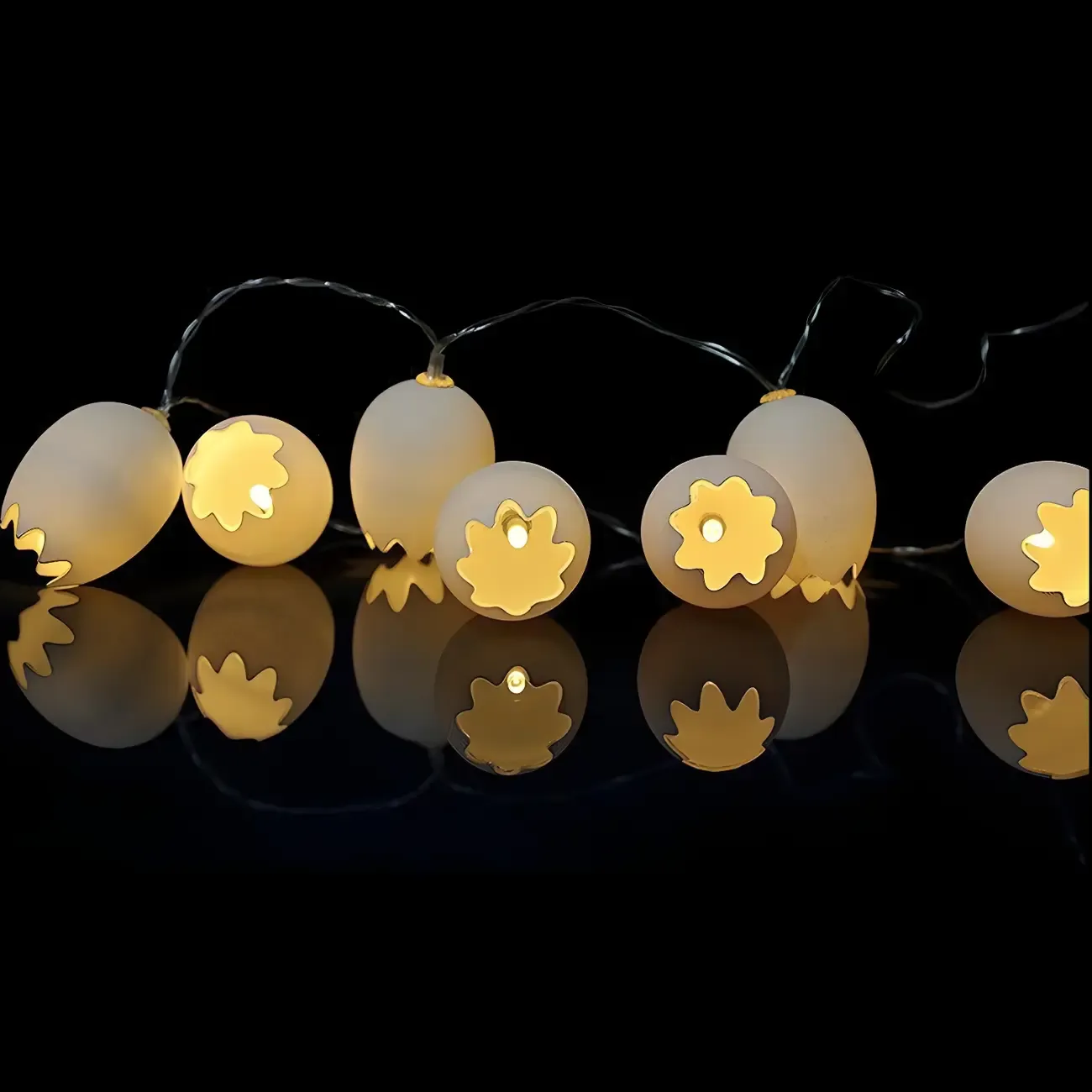 Colorful Easter Eggshell Festive String Light Image - 4