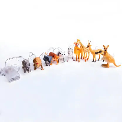 Dinosaur and Animal Figure LED String Light Image - 13