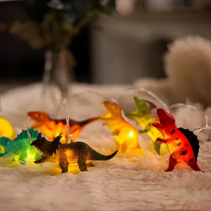 Dinosaur and Animal Figure LED String Light Image - 10