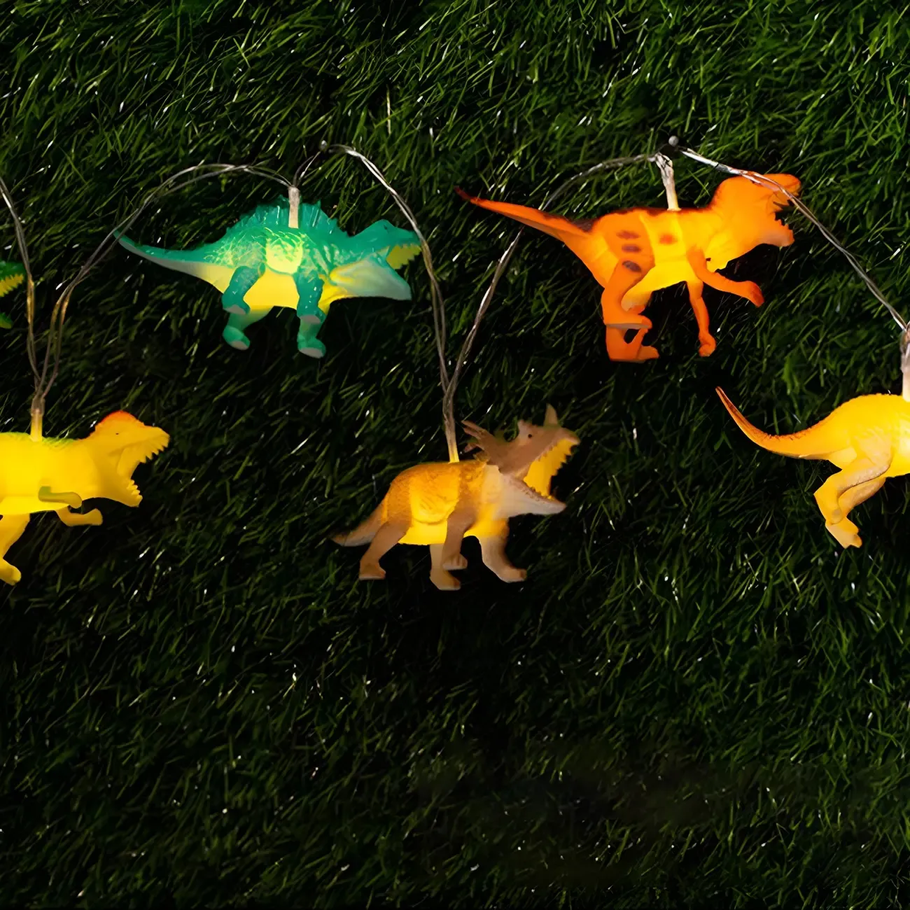 Dinosaur and Animal Figure LED String Light Image - 8