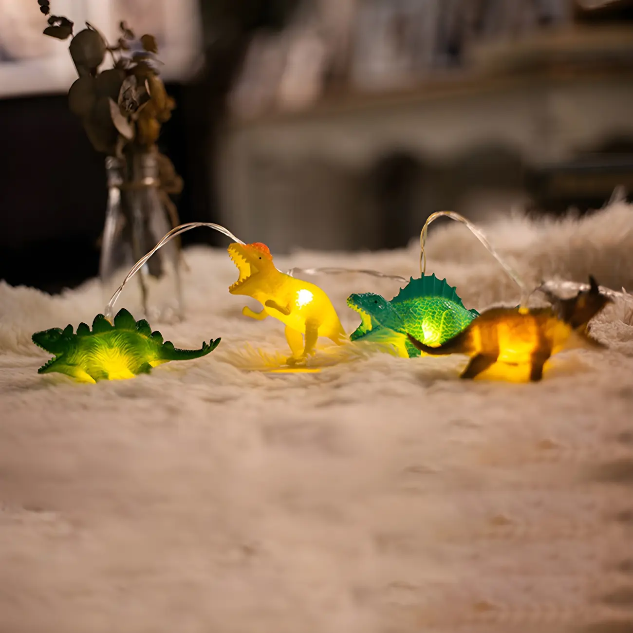 Dinosaur and Animal Figure LED String Light Image - 12 | homeyfad