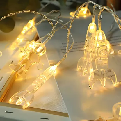 Clear Space Theme LED Bulb String Light Image - 2