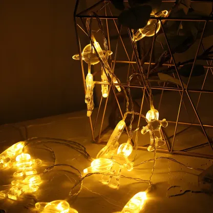 Clear Space Theme LED Bulb String Light Image - 4