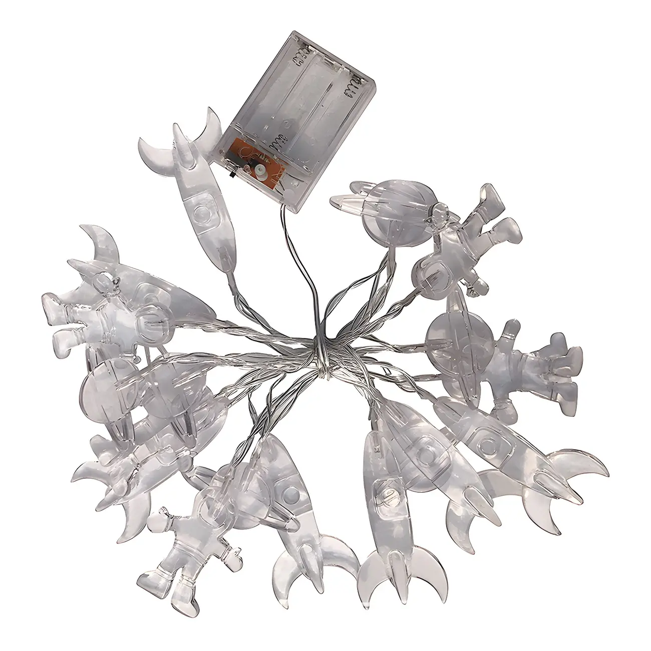 Clear Space Theme LED Bulb String Light Image - 13 | homeyfad