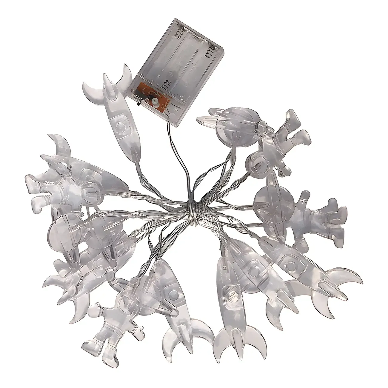 Clear Space Theme LED Bulb String Light Image - 13