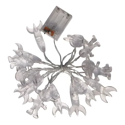Clear Space Theme LED Bulb String Light Image - 13
