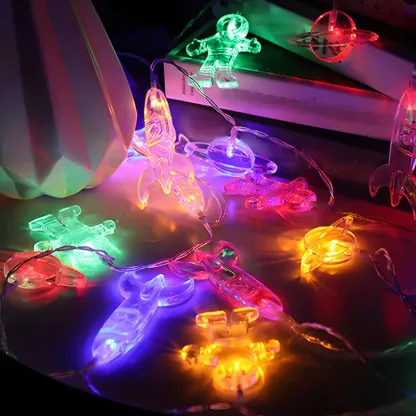 Clear Space Theme LED Bulb String Light Image - 5
