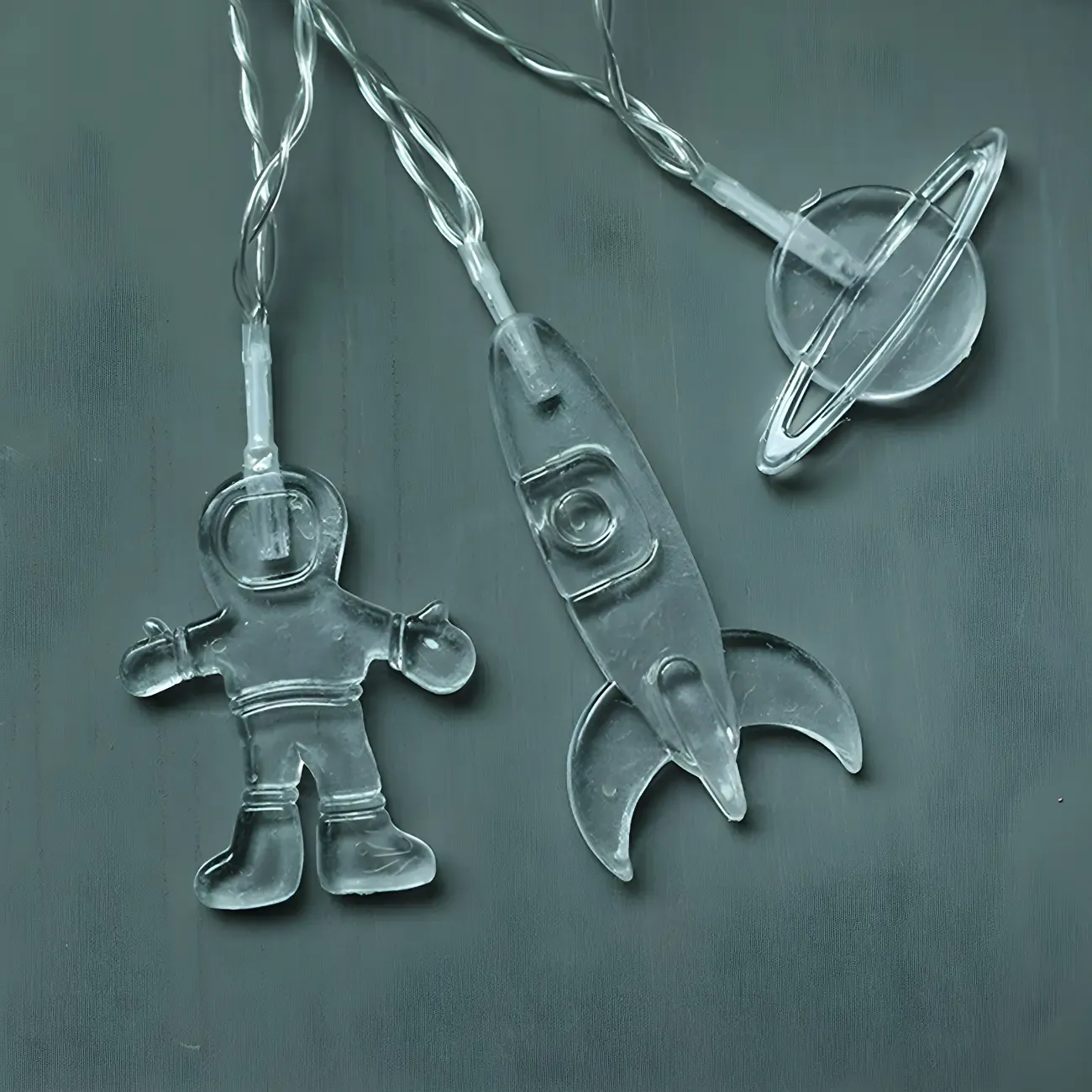 Clear Space Theme LED Bulb String Light Image - 10