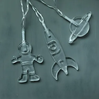 Clear Space Theme LED Bulb String Light Image - 10