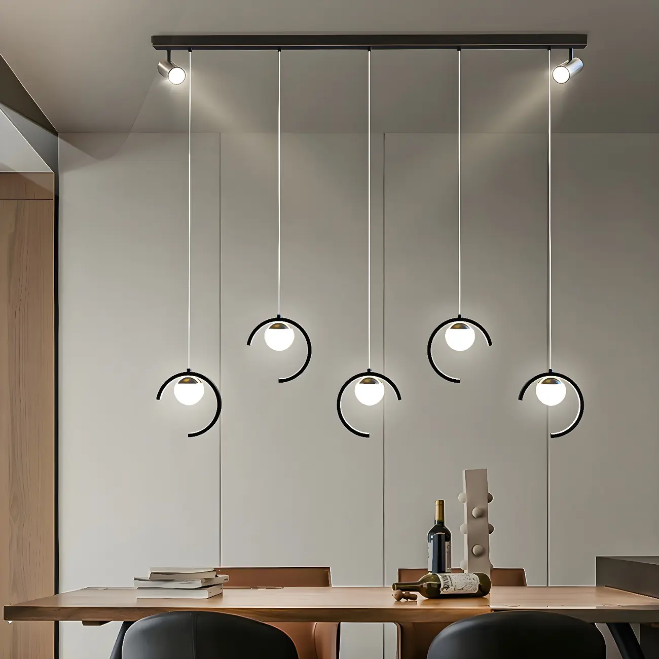 Modern Metal Geometric Kitchen Island Pendant Lights Image - 1 | homeyfad