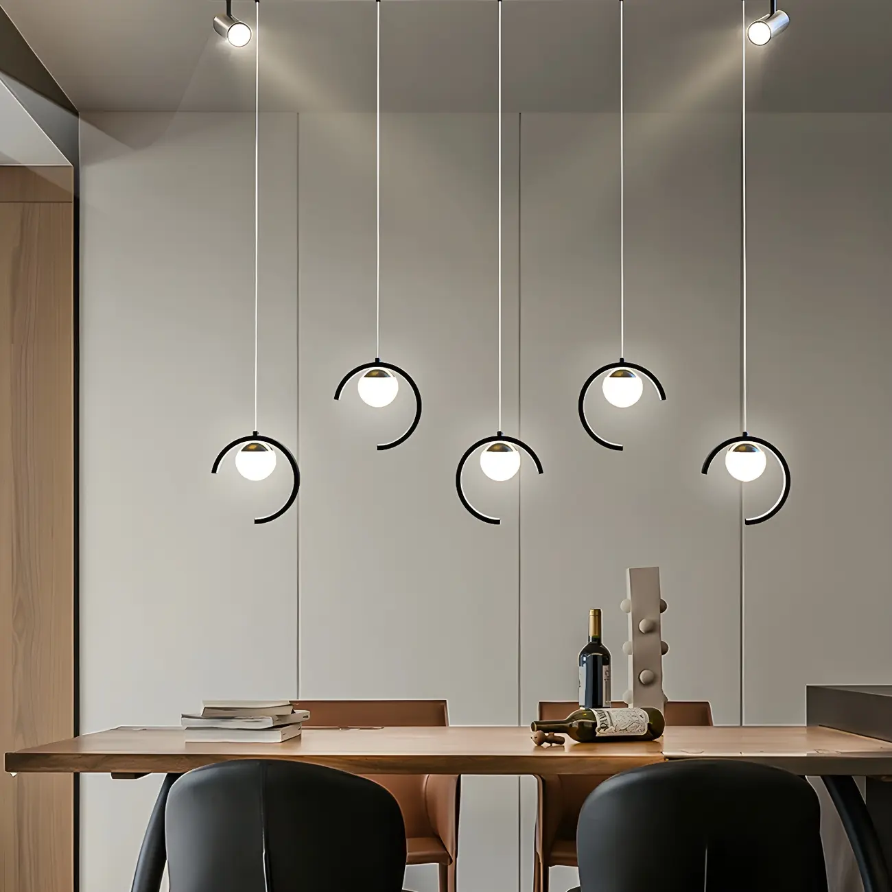 Modern Metal Geometric Kitchen Island Pendant Lights Image - 10 | homeyfad