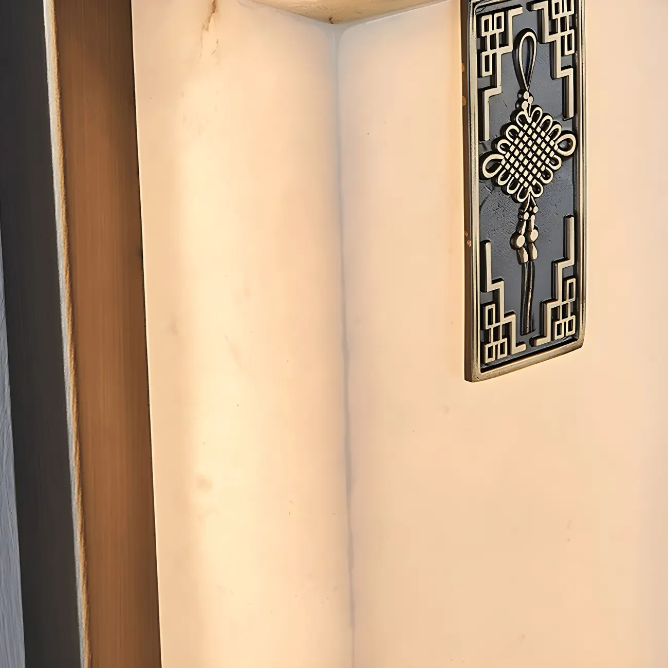 Minimalist Dimming Rectangle Ivory Stone LED Wall Light Image - 13 | homeyfad