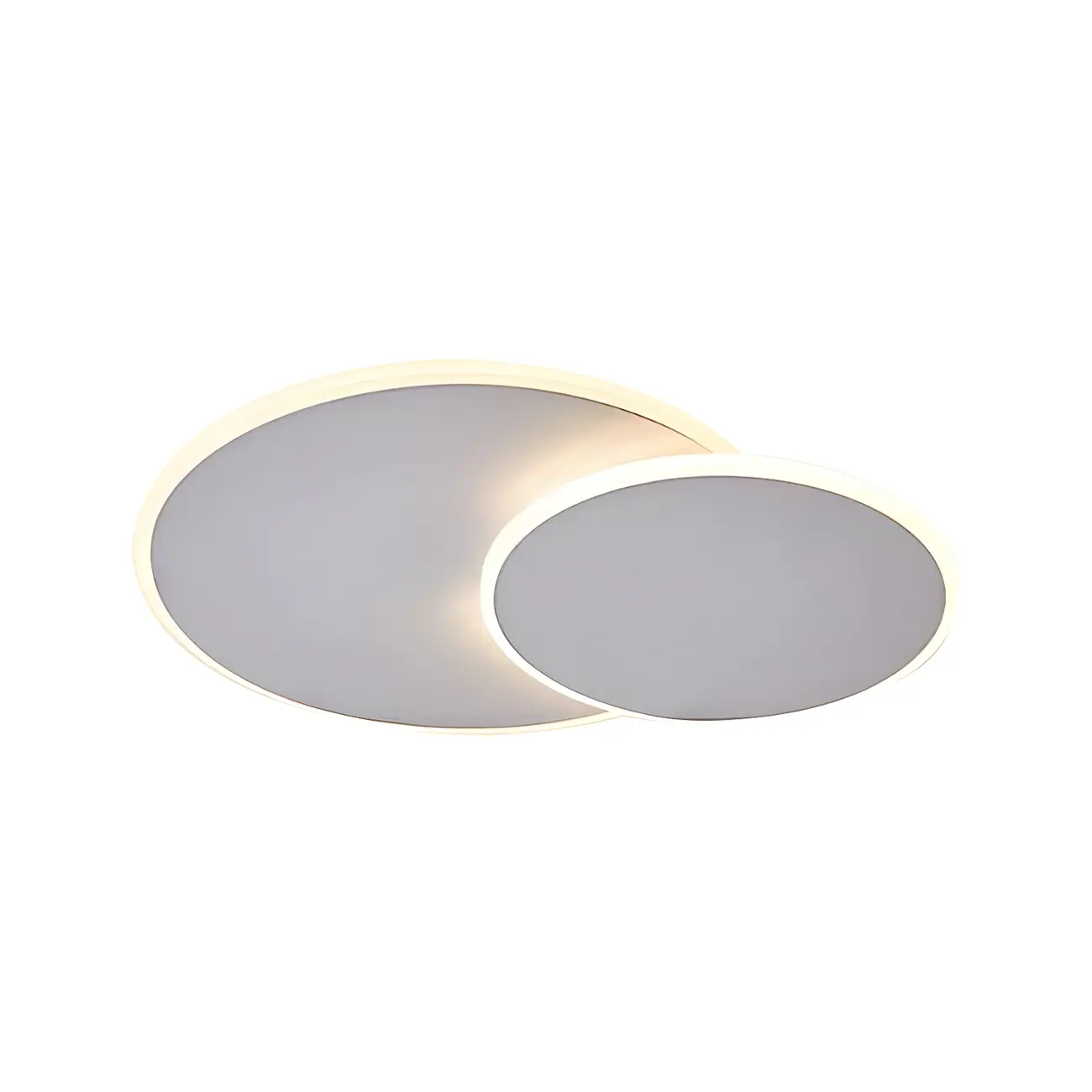 White Acrylic Flush Mount Ceiling Light Fixture for Hallway  Image - 10 | homeyfad