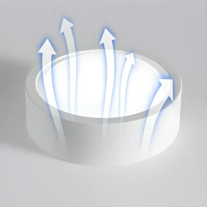 Modern LED Flush Mount Ceiling Light for Residential Use Image - 5