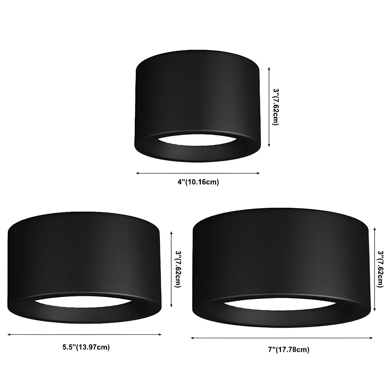 Modern LED Flush Mount Ceiling Light for Residential Use Image - 7