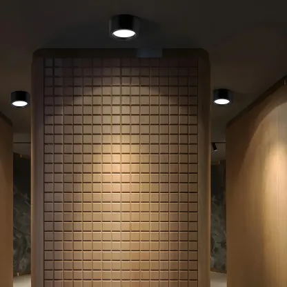 Modern LED Flush Mount Ceiling Light for Residential Use Image - 12