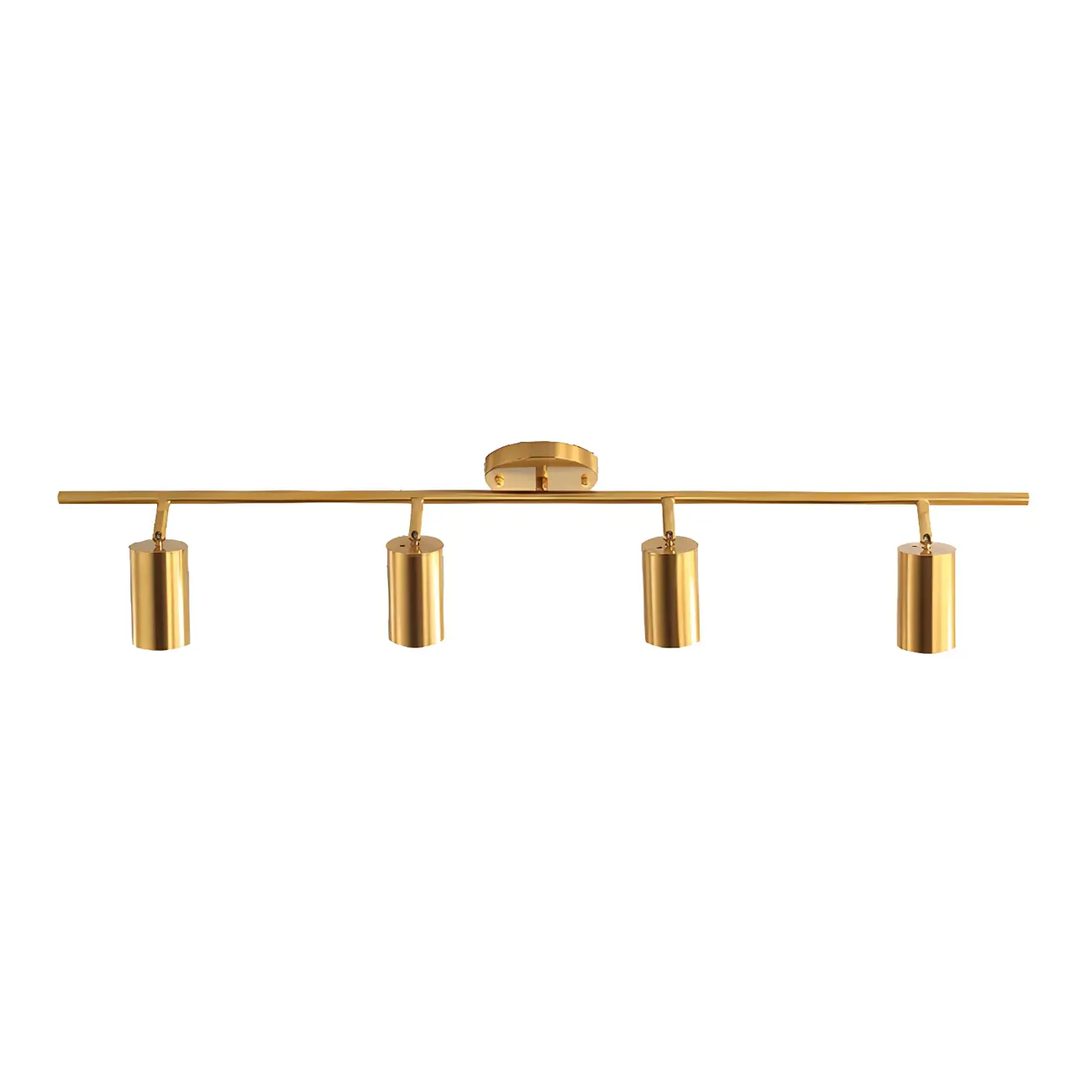 Modern Gold Track Lighting Fixture for Living Room Image - 11 | homeyfad