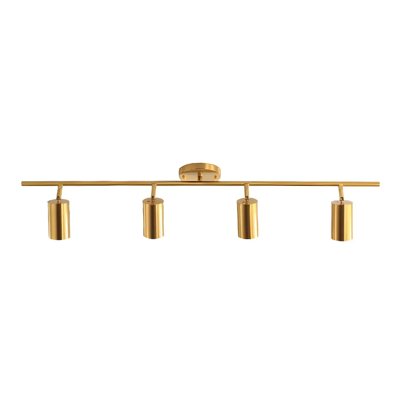 Modern Gold Track Lighting Fixture for Living Room Image - 11