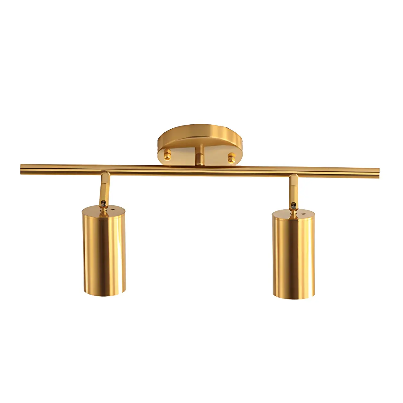 Modern Gold Track Lighting Fixture for Living Room Image - 13 | homeyfad