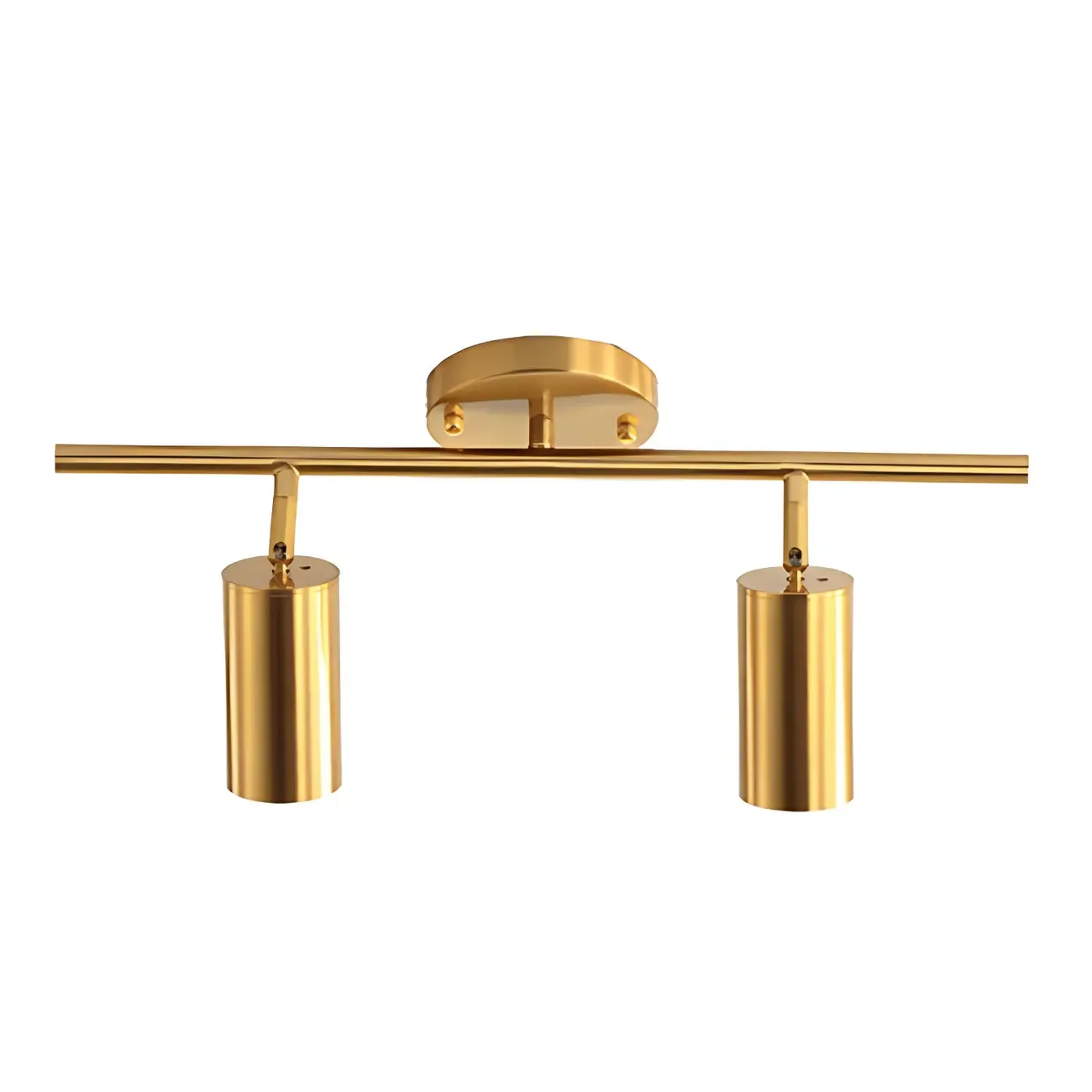 Modern Gold Track Lighting Fixture for Living Room Image - 13