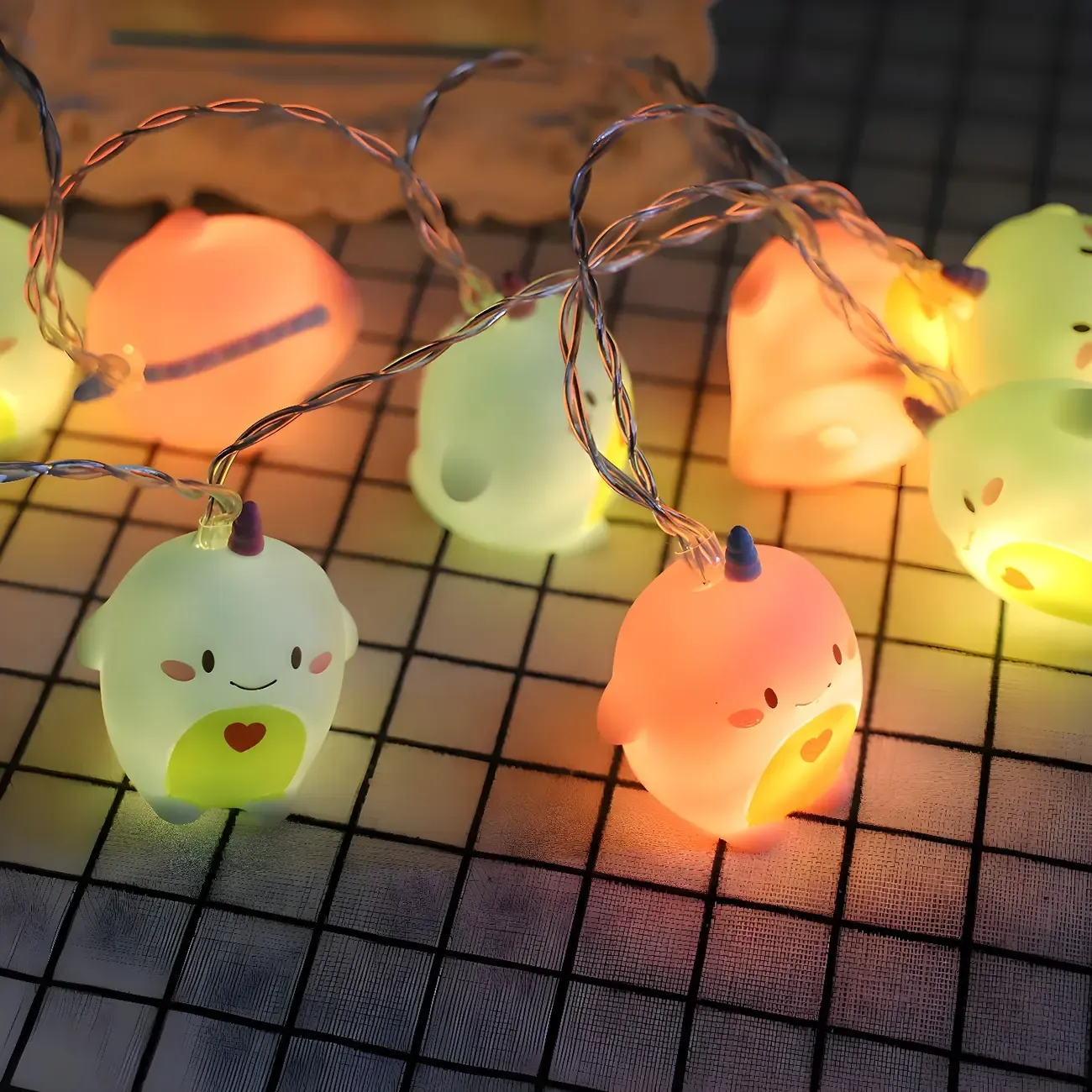 Cute Animal and Unicorn LED String Light Image - 1