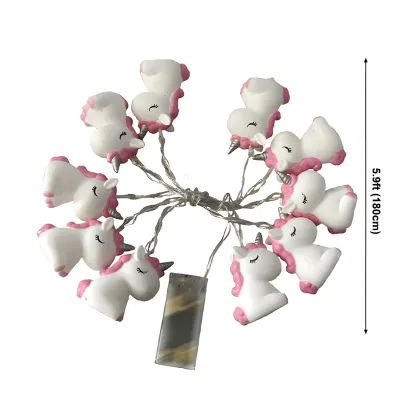 Cute Animal and Unicorn LED String Light #size