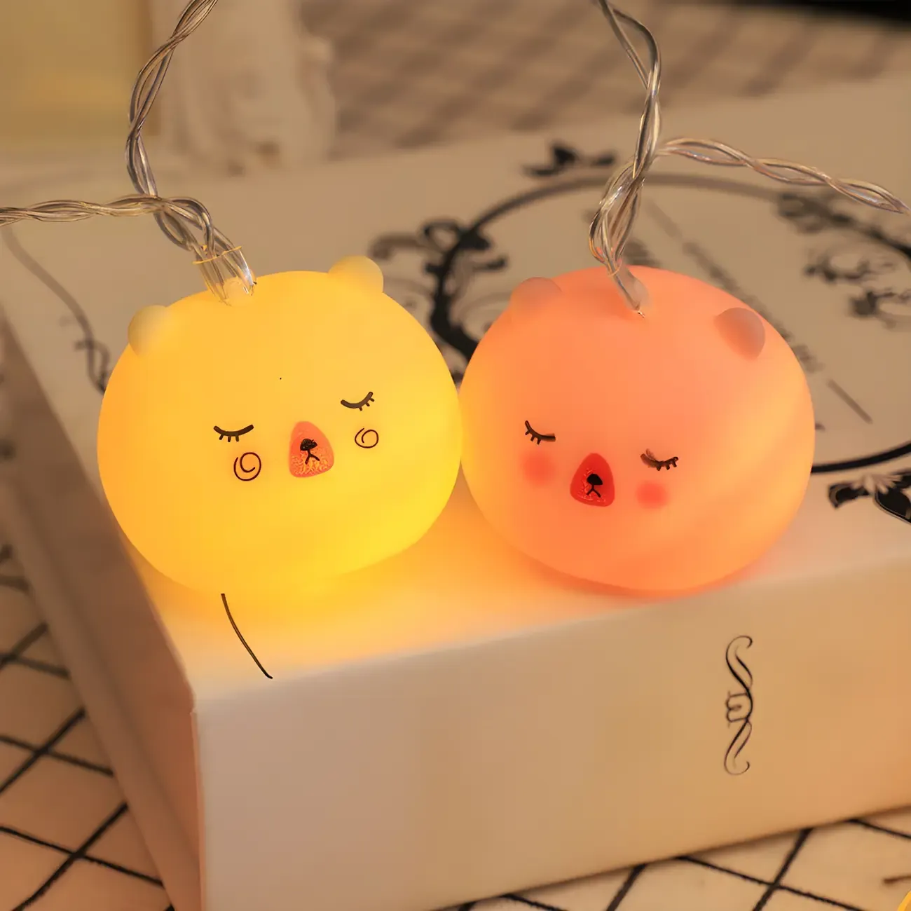 Cute Animal and Unicorn LED String Light Image - 12