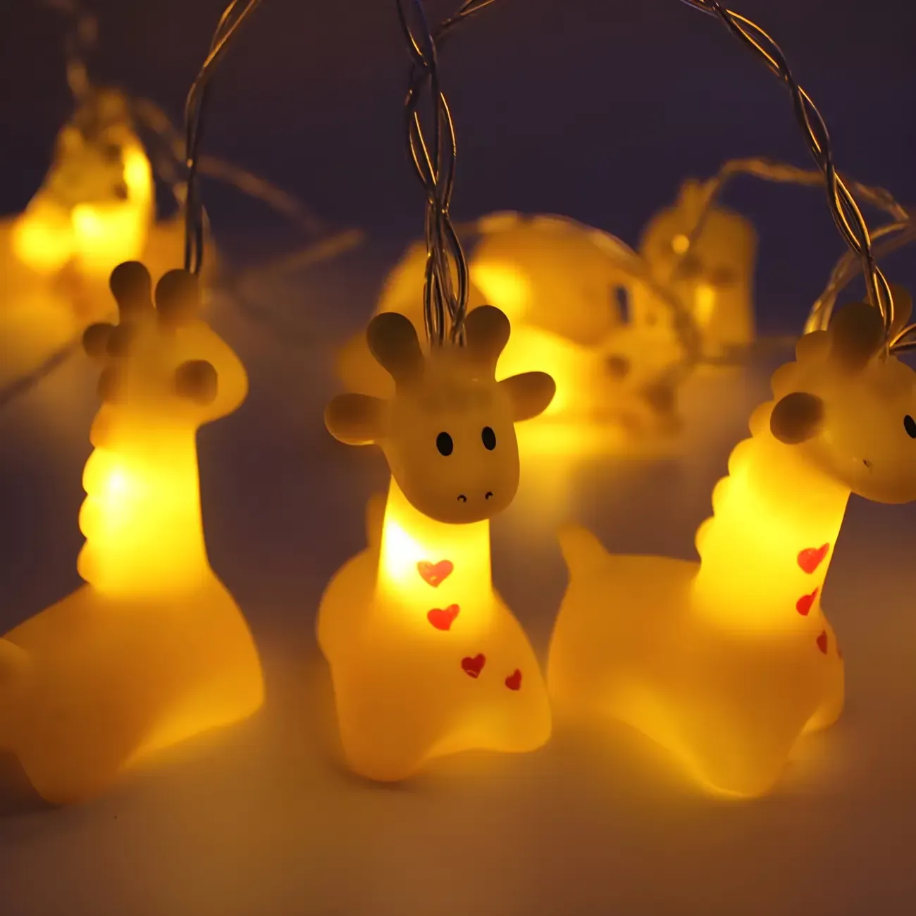 Cute Animal and Unicorn LED String Light Image - 16