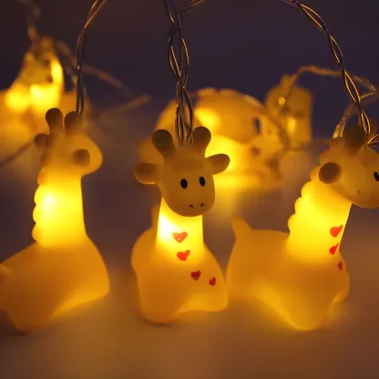Cute Animal and Unicorn LED String Light Image - 16