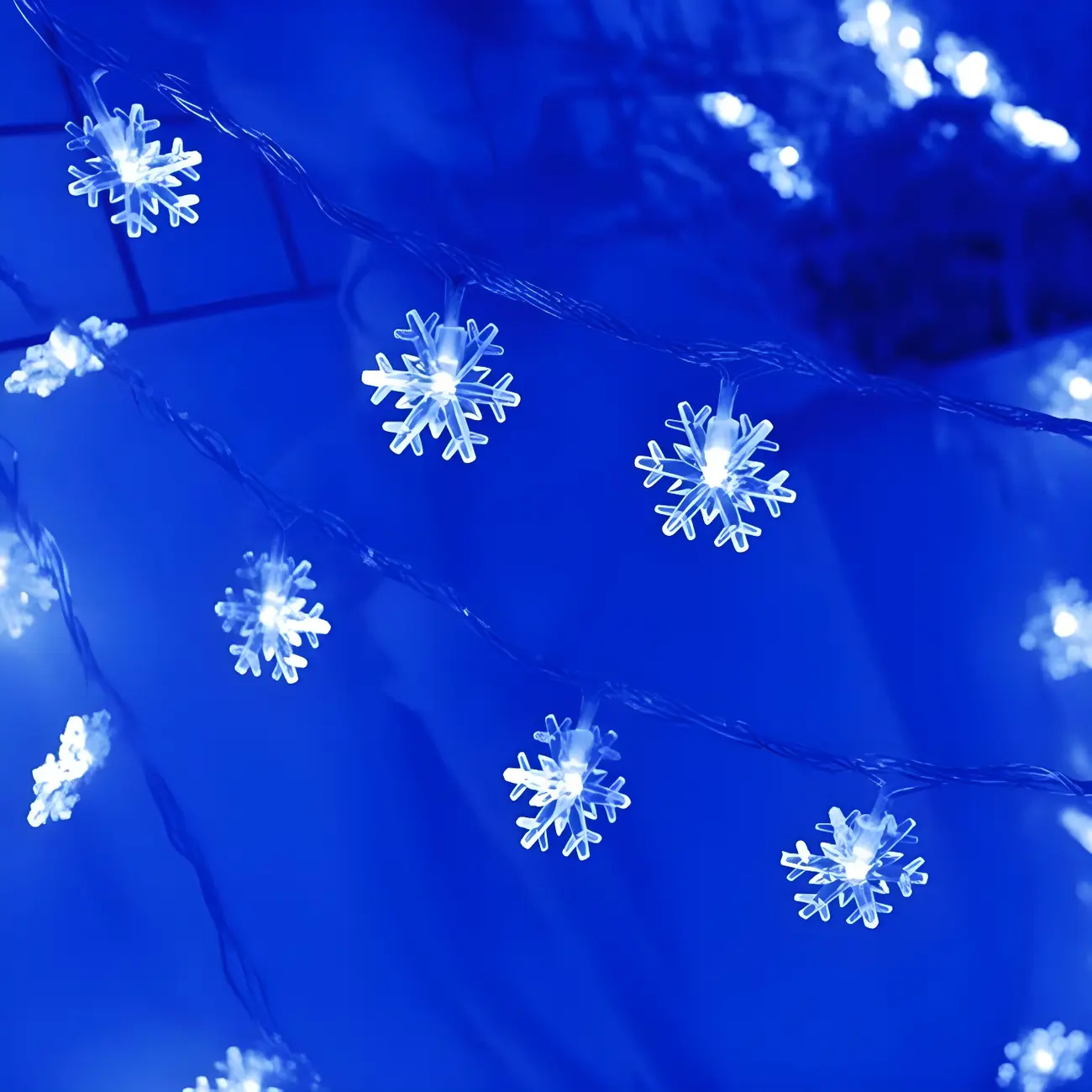 Decorative Snowflake Battery LED String Light Image - 4 | homeyfad