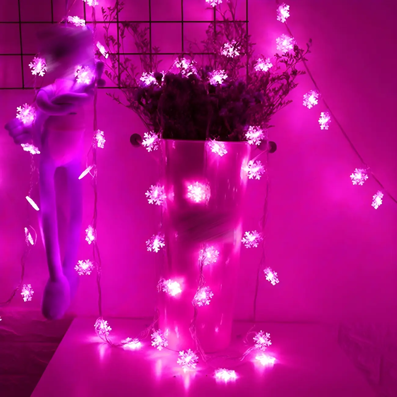 Decorative Snowflake Battery LED String Light Image - 5 | homeyfad
