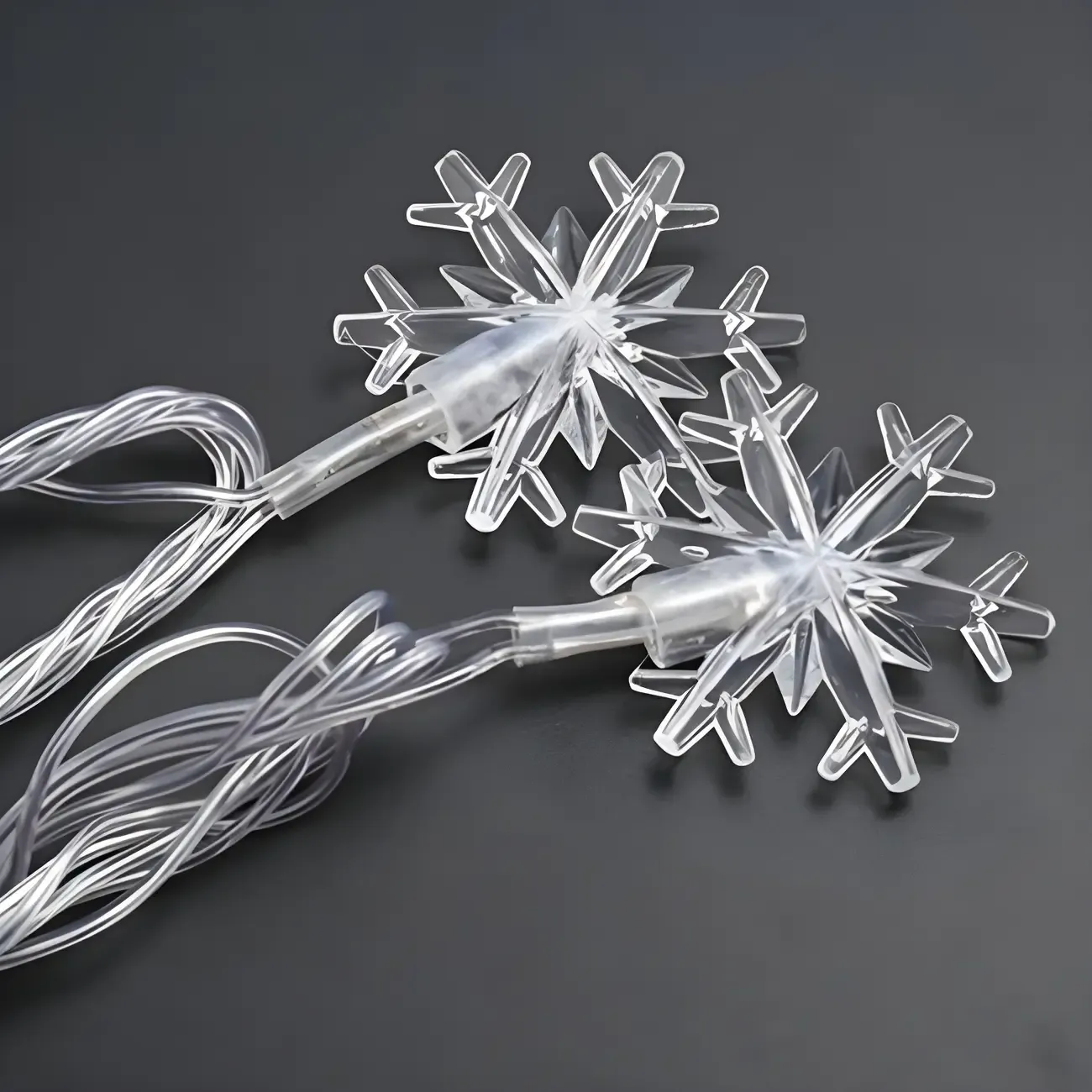 Decorative Snowflake Battery LED String Light Image - 12