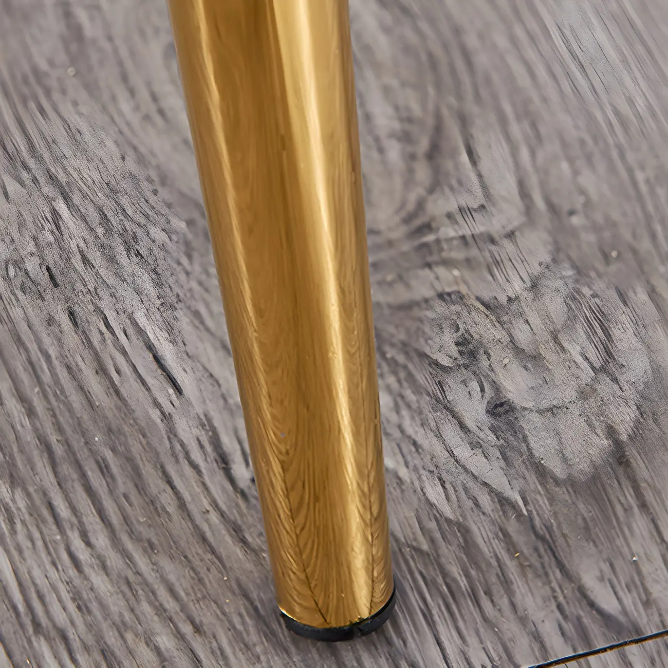 Glam Scandinavian Leather Armless Dining Chairs Metal Frame Image - 10 | homeyfad