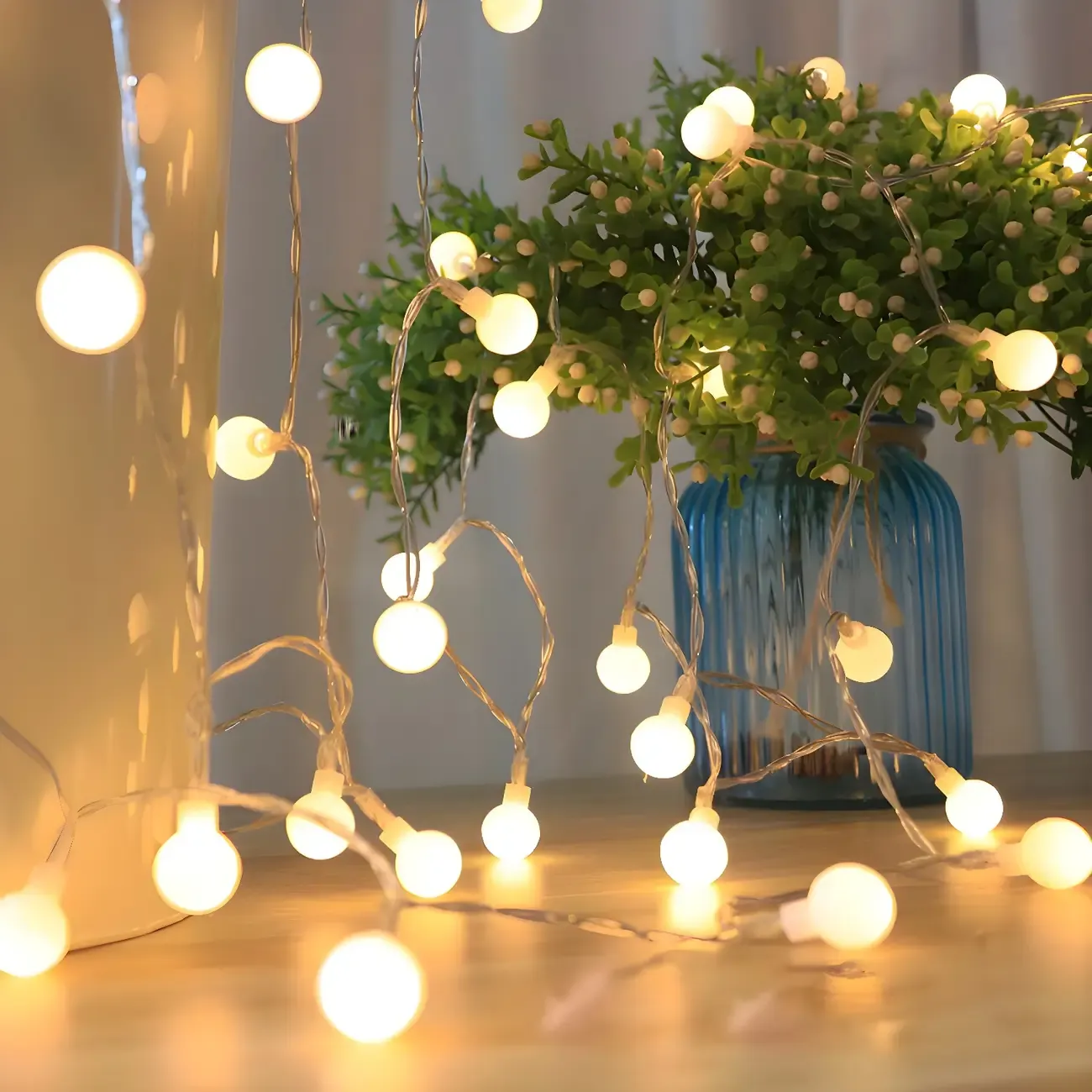 Colorful Globe LED Waterproof USB String Light Image - 1
