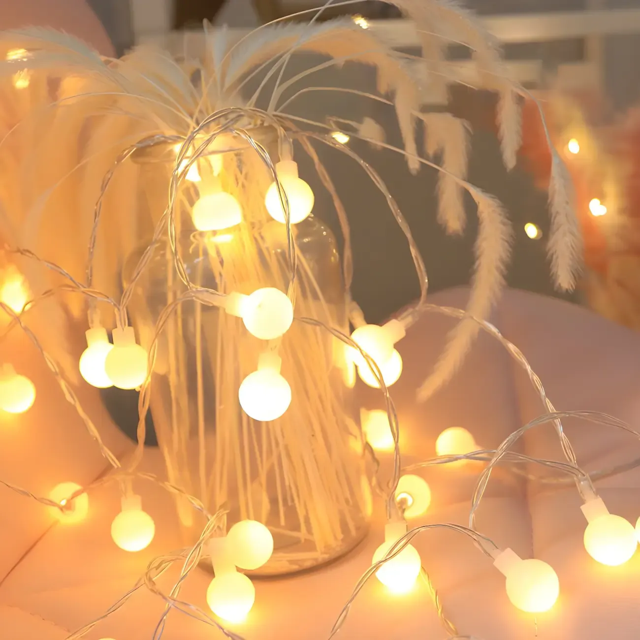 Colorful Globe LED Waterproof USB String Light Image - 3