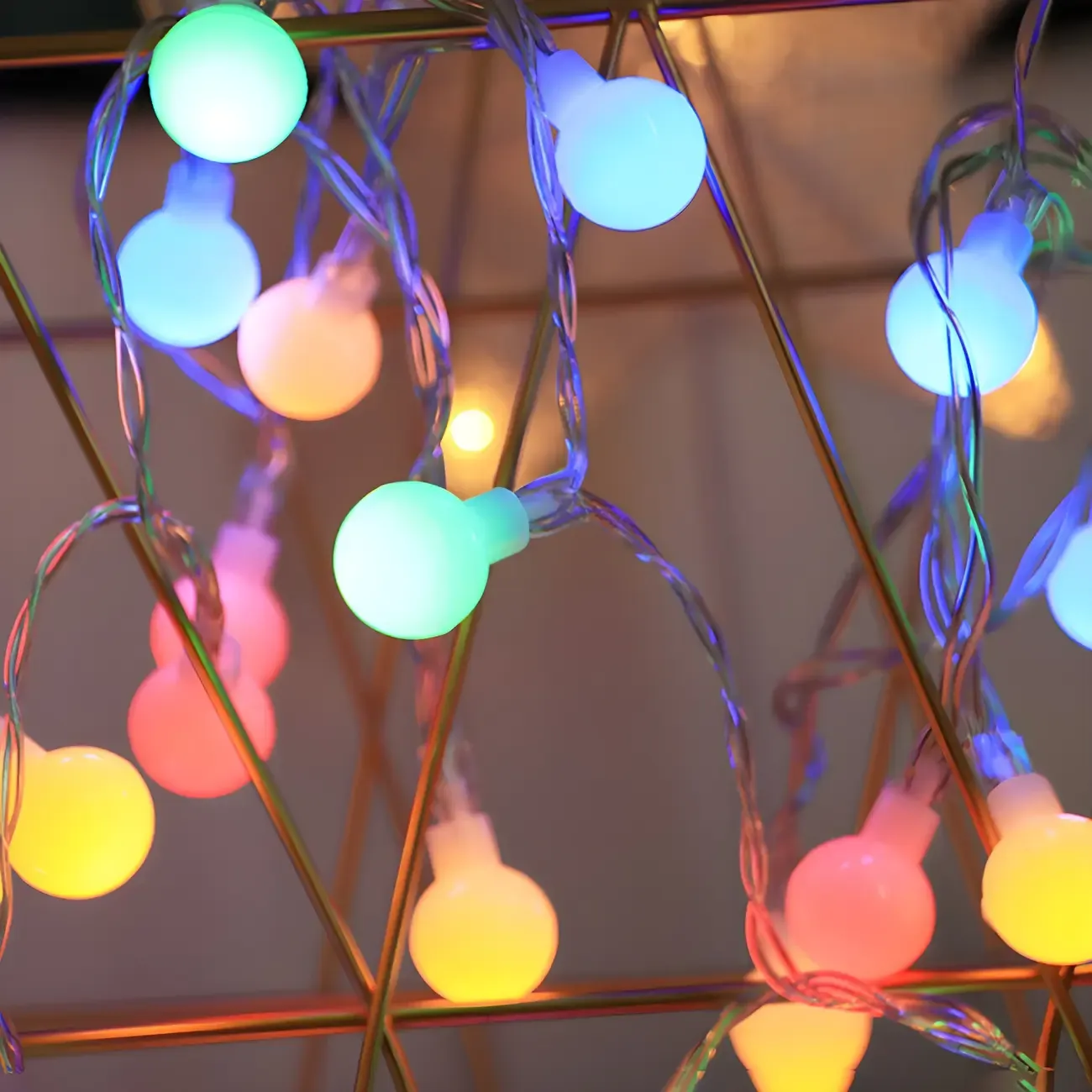 Colorful Globe LED Waterproof USB String Light Image - 9