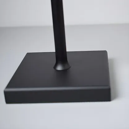 Minimalist LED Metal Drum Shade Gold Cordless Table Lamp Image - 10