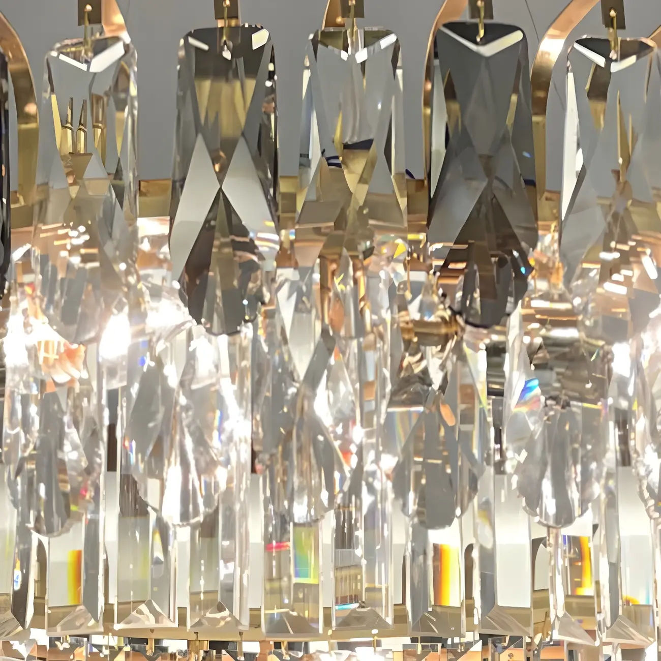 Elegant Modern Oval Clear Crystal Chandelier Image - 11 | homeyfad