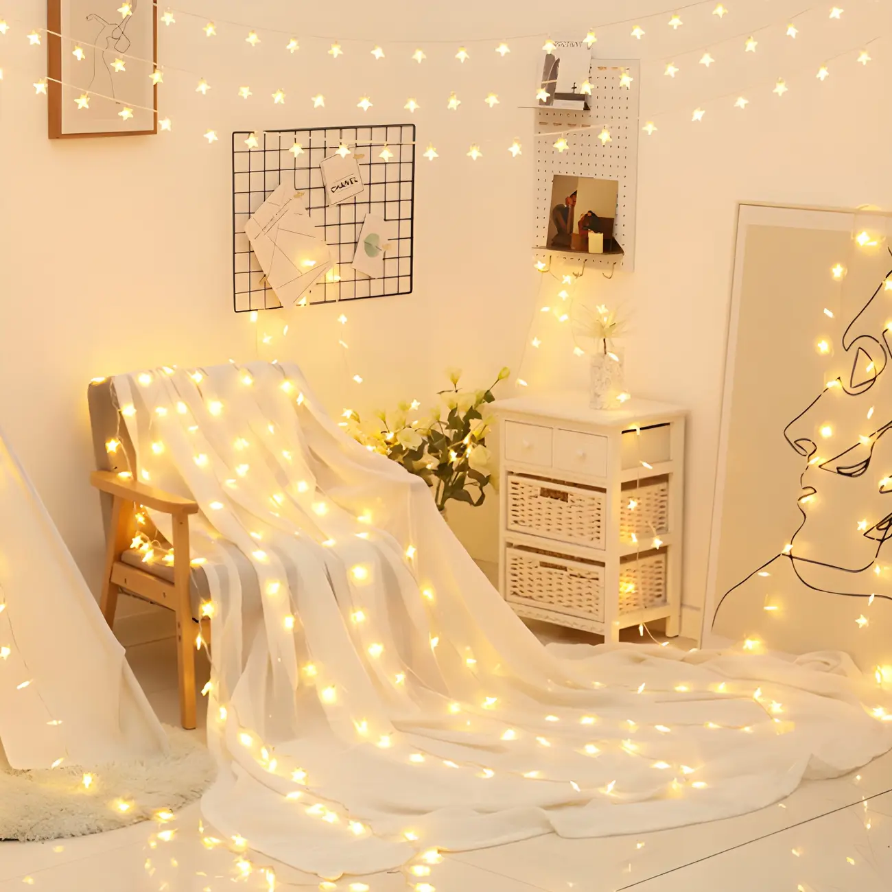 Starry Colorful LED Decorative String Light Image - 8 | homeyfad