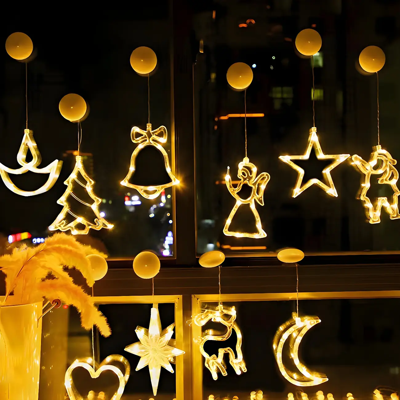 Festive Shaped LED Warm Glow String Light Image - 1 | homeyfad